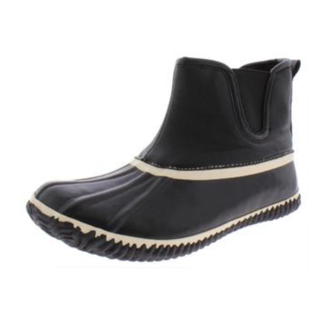 Style & Co Heidie Cold-Weather Duck Boots Black Size 8M